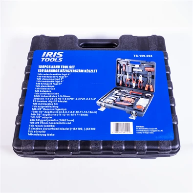 IRIS TOOLS TS-159-003 159 darabos kéziszerszám készlet IRIS TOOLS TS-159-003 159 darabos kéziszerszám készlet