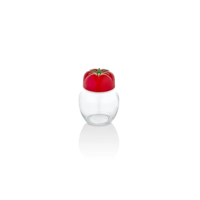 IRIS Tomato üveg fűszertartó 210ml piros színű HN-1208 IRIS Tomato üveg fűszertartó 210ml piros színű HN-1208