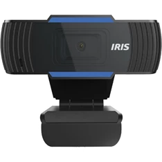 IRIS W-25 mikrofonos fekete/kék webkamera IRIS W-25 mikrofonos fekete/kék webkamera