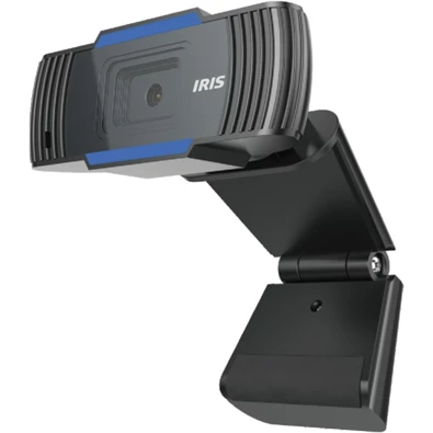 IRIS W-25 mikrofonos fekete/kék webkamera IRIS W-25 mikrofonos fekete/kék webkamera