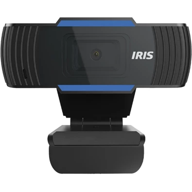 IRIS W-25 mikrofonos fekete/kék webkamera IRIS W-25 mikrofonos fekete/kék webkamera