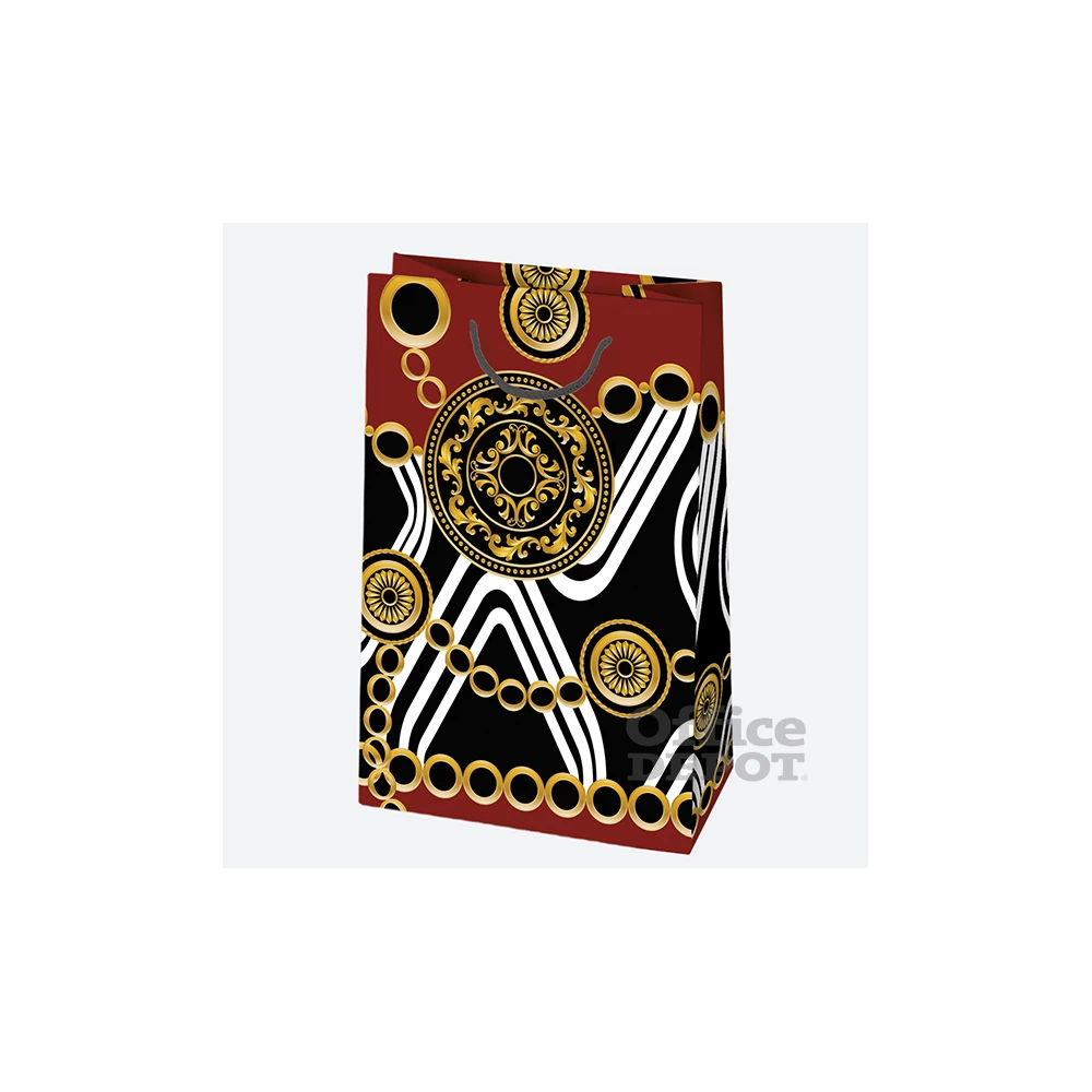 IRIS ajándéktasak, különböző színekben és mintákkal, 160x240x70 mm