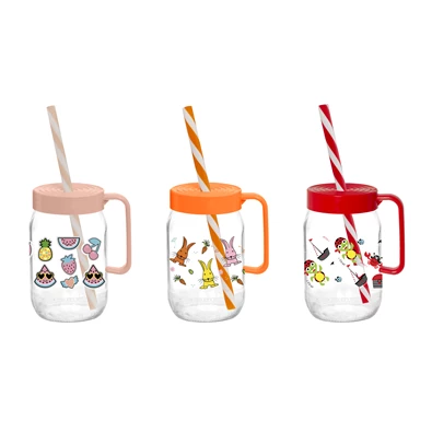 IRIS mintás bögre szívószállal 370ml, gyümölcs, nyuszi vagy teknősbéka minta 111761-300 IRIS mintás bögre szívószállal 370ml, gyümölcs, nyuszi vagy teknősbéka minta 111761-300