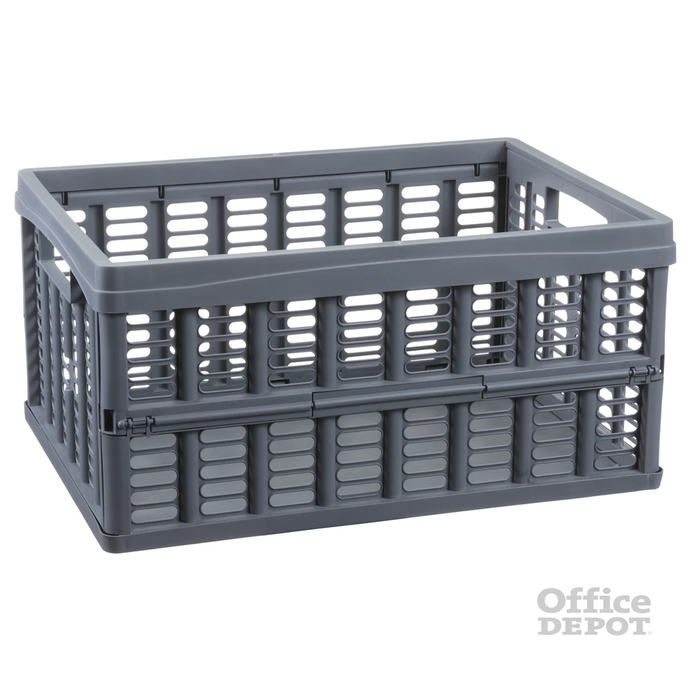 IRIS összecsukható rekesz, 32,5 literes, szürke 12450809