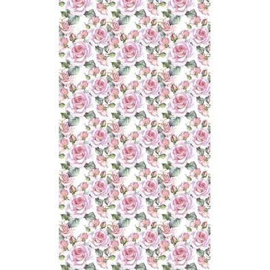 IRIS tekercses csomagoló papír, virág, különböző mintákkal, 200x70cm, 60g/m2