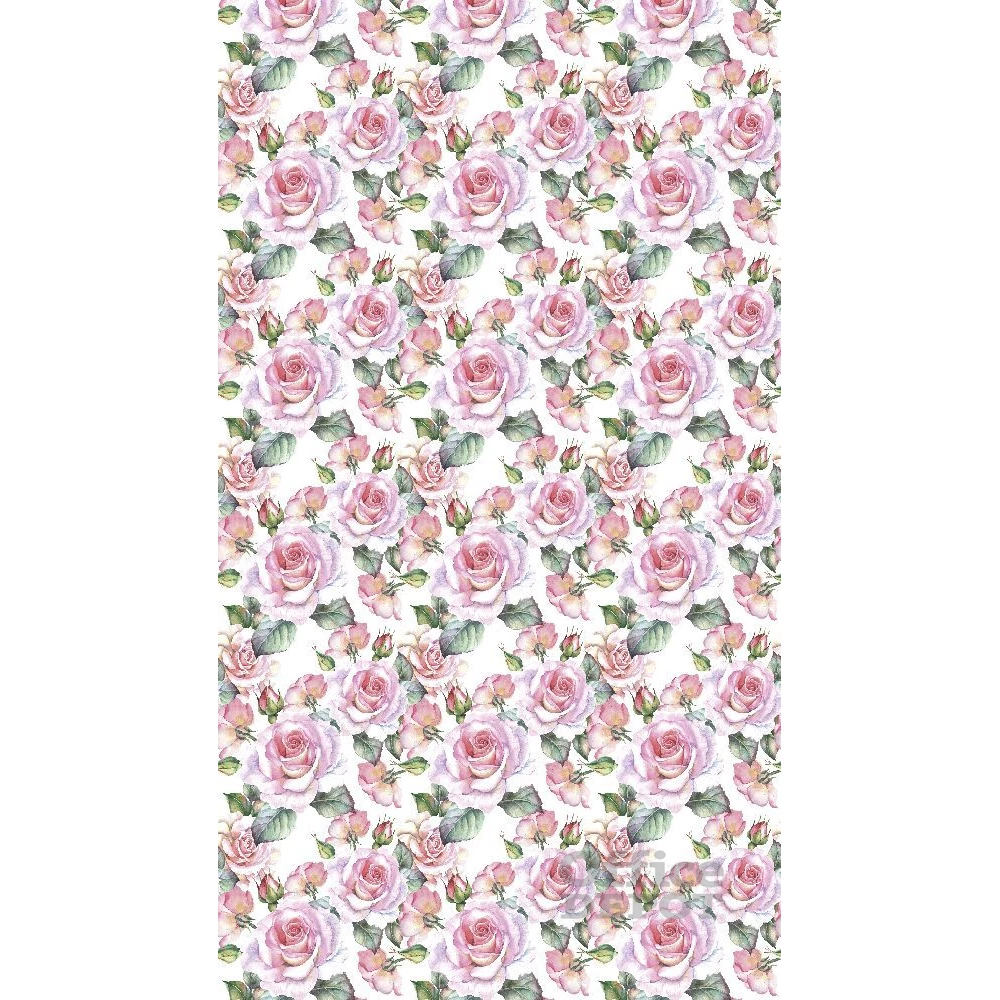 IRIS tekercses csomagoló papír, virág, különböző mintákkal, 200x70cm, 60g/m2