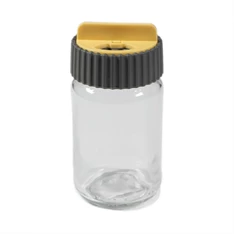 IRIS üveg fűszerszóró tárcsás tetővel 105ml, rózsaszín, lila vagy narancs színű 121072-580