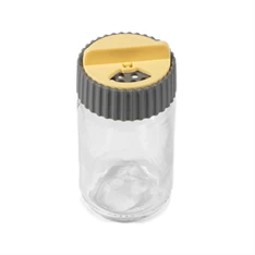 IRIS üveg fűszerszóró tárcsás tetővel 105ml, rózsaszín, lila vagy narancs színű 121072-580