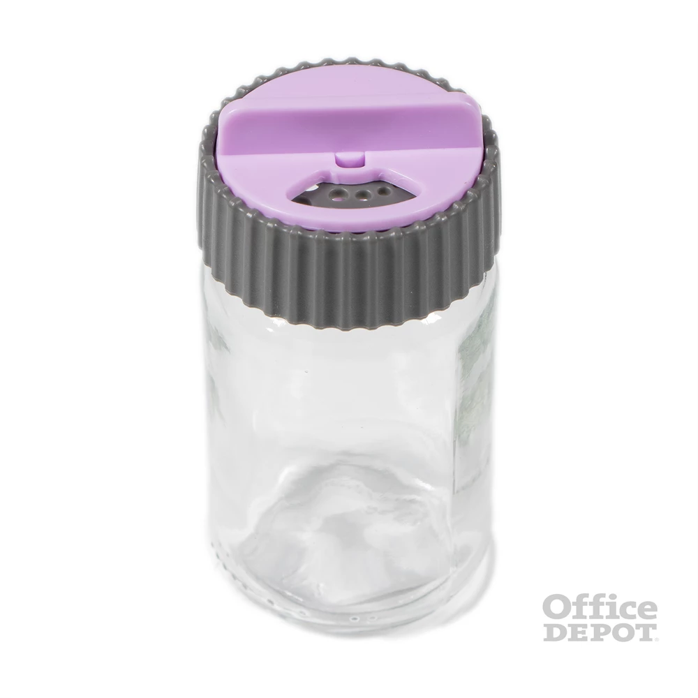 IRIS üveg fűszerszóró tárcsás tetővel 105ml, rózsaszín, lila vagy narancs színű 121072-580