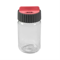 IRIS üveg fűszerszóró tárcsás tetővel 105ml, rózsaszín, lila vagy narancs színű 121072-580