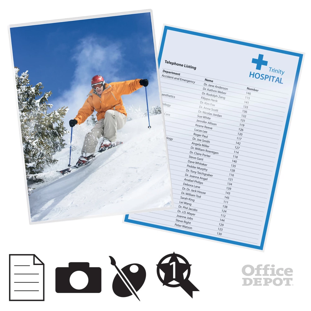 Ibico A3 75 micron, 100 db/csomag light fényes lamináló fólia