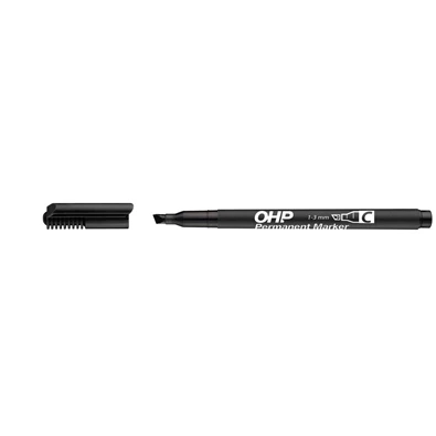 ICO OHP C 1-3mm vágott fekete permanent marker ICO OHP C 1-3mm vágott fekete permanent marker