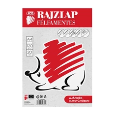 ICO Süni A4 félfamentes 20db rajzlap ICO Süni A4 félfamentes 20db rajzlap