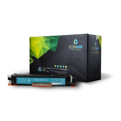 Iconink HP CE311A Canon CRG-129 CRG-329 CRG-429 CRG-529 CRG-729 CRG-929 utángyártott 1000 oldal cián toner Iconink HP CE311A Canon CRG-129 CRG-329 CRG-429 CRG-529 CRG-729 CRG-929 utángyártott 1000 oldal cián toner