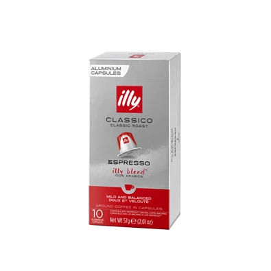 Illy NCC Espresso Classic Nespresso kompatibilis 10 db kávékapszula Illy NCC Espresso Classic Nespresso kompatibilis 10 db kávékapszula