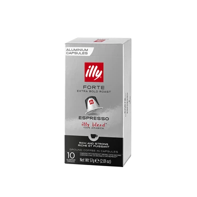 Illy NCC Espresso Forte Nespresso kompatibilis 10 db kávékapszula Illy NCC Espresso Forte Nespresso kompatibilis 10 db kávékapszula