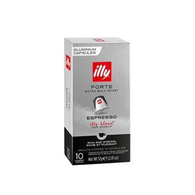 Illy NCC Espresso Forte Nespresso kompatibilis 10 db kávékapszula Illy NCC Espresso Forte Nespresso kompatibilis 10 db kávékapszula