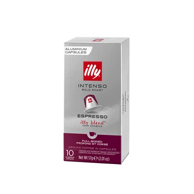 Illy NCC Espresso Intenso Nespresso kompatibilis 10 db kávékapszula Illy NCC Espresso Intenso Nespresso kompatibilis 10 db kávékapszula