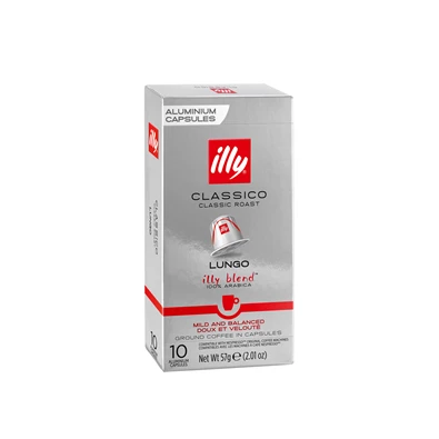 Illy NCC Lungo Classic Nespresso kompatibilis 10 db kávékapszula Illy NCC Lungo Classic Nespresso kompatibilis 10 db kávékapszula