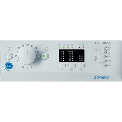 Indesit BWSA 61051 W EU N elöltöltős mosógép Indesit BWSA 61051 W EU N elöltöltős mosógép