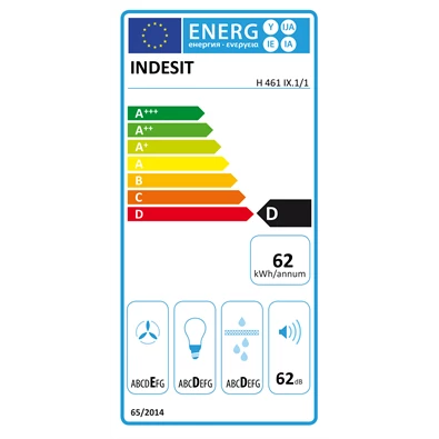 Indesit H 461 IX.1/1 beépíthető páraleszívó Indesit H 461 IX.1/1 beépíthető páraleszívó