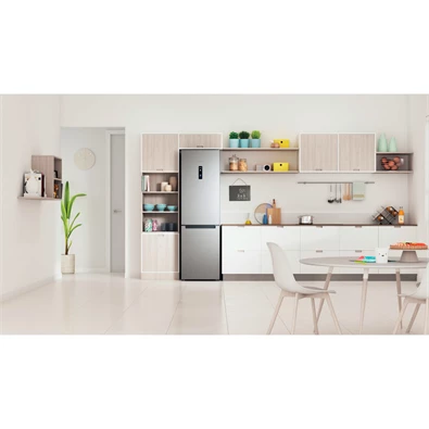 Indesit INFC9 TO32X inox alulfagyasztós hűtőszekrény Indesit INFC9 TO32X inox alulfagyasztós hűtőszekrény