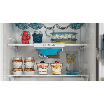 Indesit INFC9 TO32X inox alulfagyasztós hűtőszekrény Indesit INFC9 TO32X inox alulfagyasztós hűtőszekrény