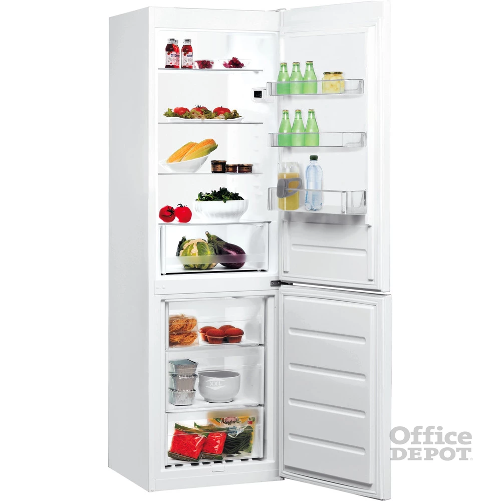 Indesit LI7 S2E W fehér, alulfagyasztós, Hűtő:197L, Fagyasztó:111L, hűtőszekrény