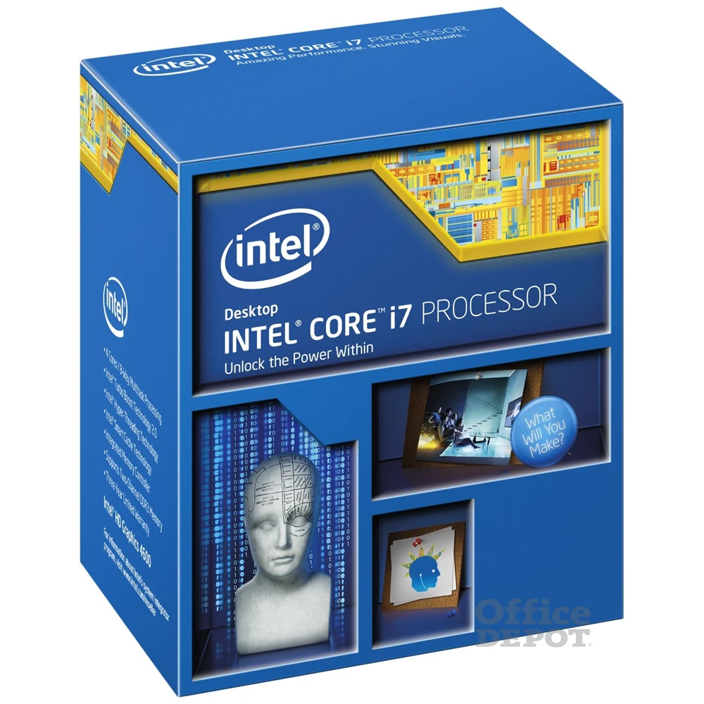 Intel Core i7 3,50GHz LGA1150 8MB (i7-4770K) box processzor