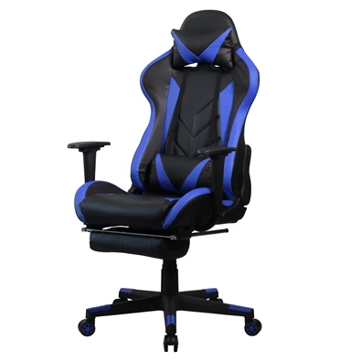 Iris GCH200BK fekete / kék gamer szék Iris GCH200BK fekete / kék gamer szék