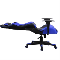 Iris GCH201BK fekete / kék gamer szék Iris GCH201BK fekete / kék gamer szék
