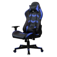 Iris GCH203BK fekete / kék gamer szék Iris GCH203BK fekete / kék gamer szék