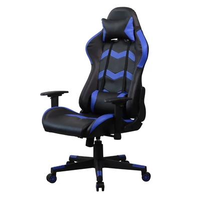 Iris GCH203BK fekete / kék gamer szék Iris GCH203BK fekete / kék gamer szék