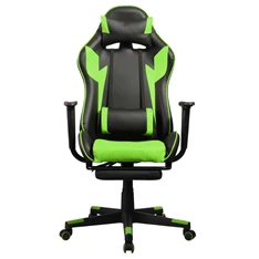 Iris GCH204BE_FT fekete / zöld gamer szék Iris GCH204BE_FT fekete / zöld gamer szék