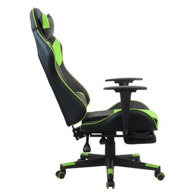 Iris GCH204BE_FT fekete / zöld gamer szék Iris GCH204BE_FT fekete / zöld gamer szék