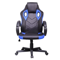 Iris GCH205BK fekete / kék gamer szék Iris GCH205BK fekete / kék gamer szék