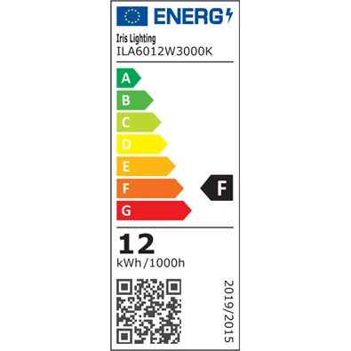 Iris Lighting E27 A60 12W/3000K/1080lm LED fényforrás Iris Lighting E27 A60 12W/3000K/1080lm LED fényforrás