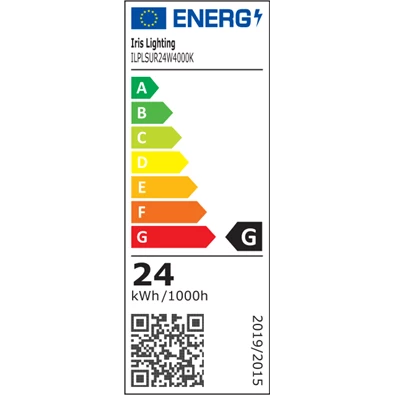 Iris Lighting PLSUR-24W 24W/1920lm/4000K mennyezeti kör alakú LED panel Iris Lighting PLSUR-24W 24W/1920lm/4000K mennyezeti kör alakú LED panel