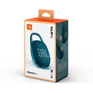 JBL Clip 5 BLU kék hordozható Bluetooth hangszóró JBL Clip 5 BLU kék hordozható Bluetooth hangszóró