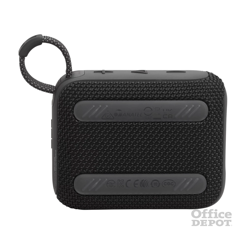 JBL Go 4 BLK fekete hordozható Bluetooth hangszóró
