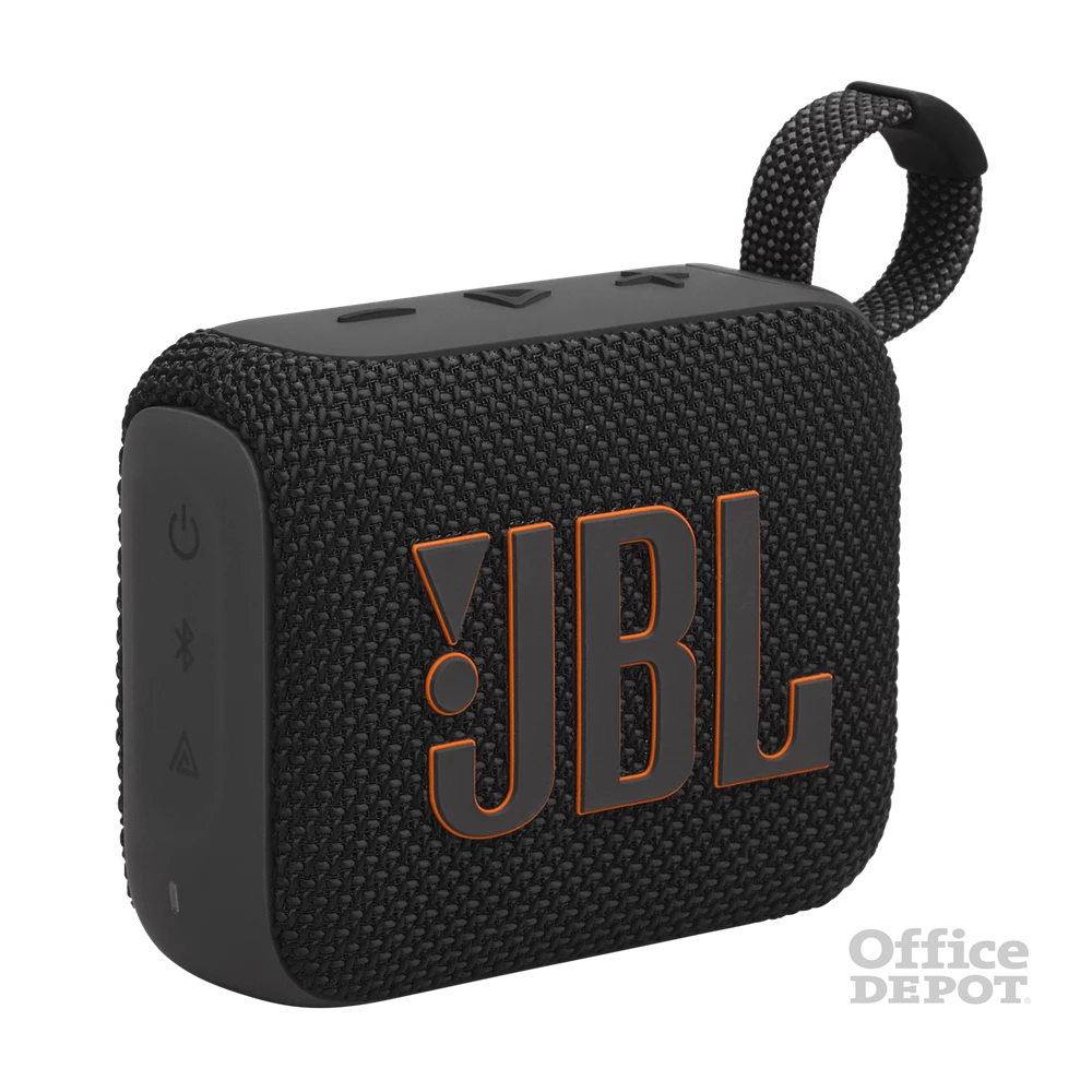 JBL Go 4 BLK fekete hordozható Bluetooth hangszóró