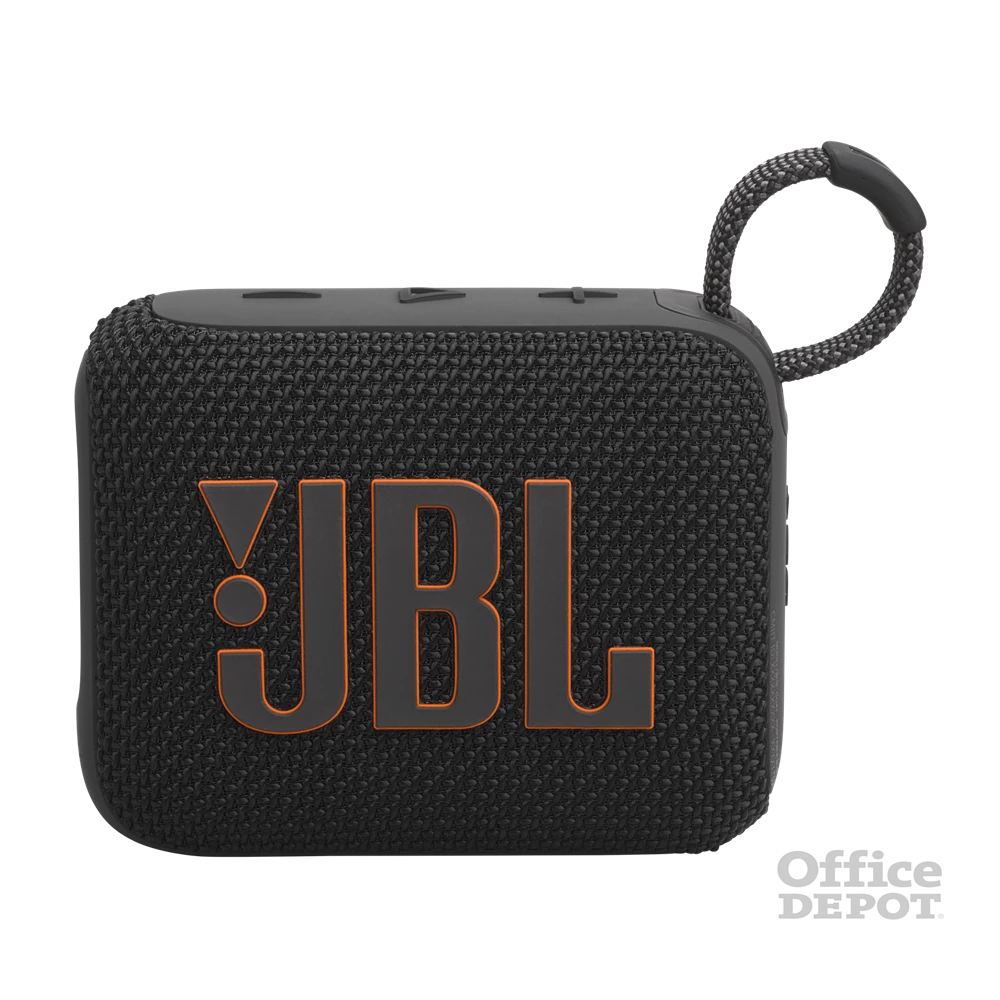JBL Go 4 BLK fekete hordozható Bluetooth hangszóró