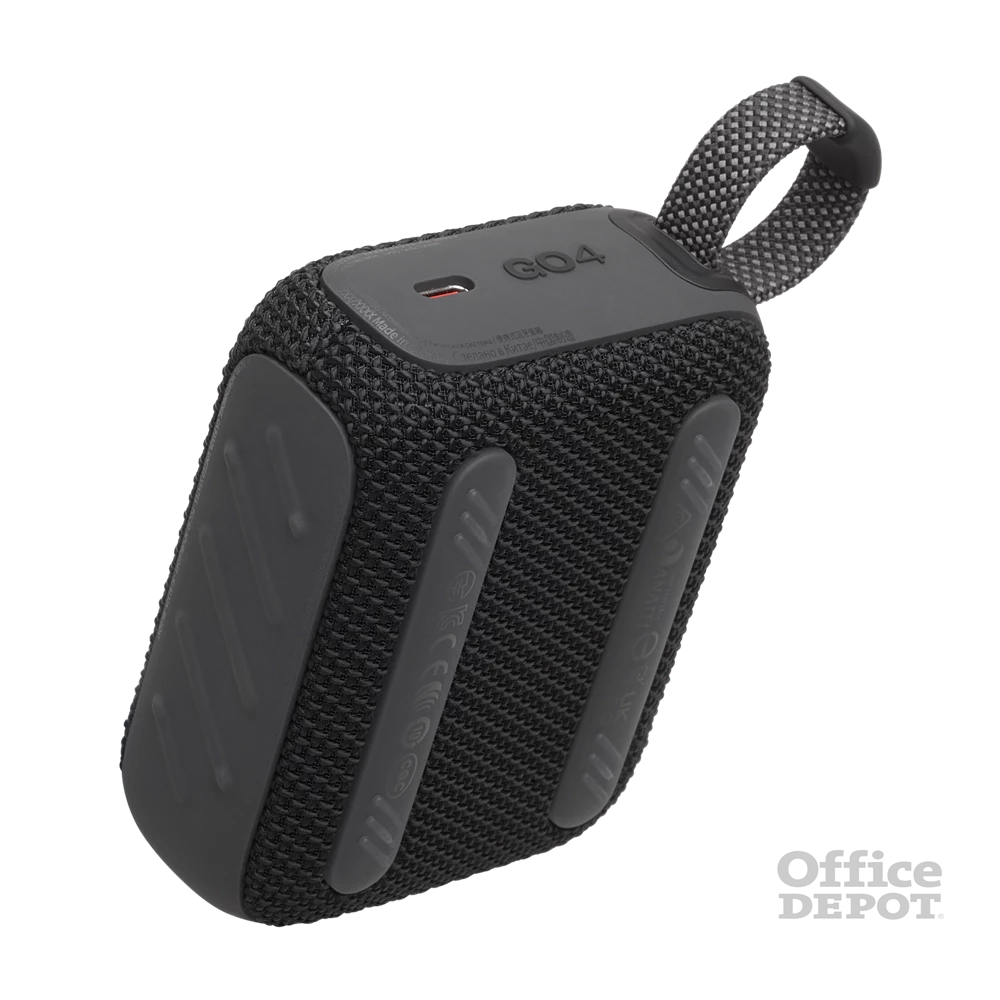 JBL Go 4 BLK fekete hordozható Bluetooth hangszóró