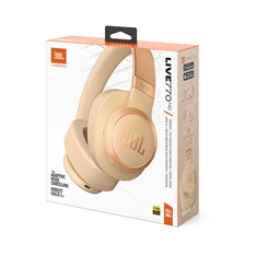 JBL Live 770 NC Bluetooth homok zajszűrős fejhallgató JBL Live 770 NC Bluetooth homok zajszűrős fejhallgató