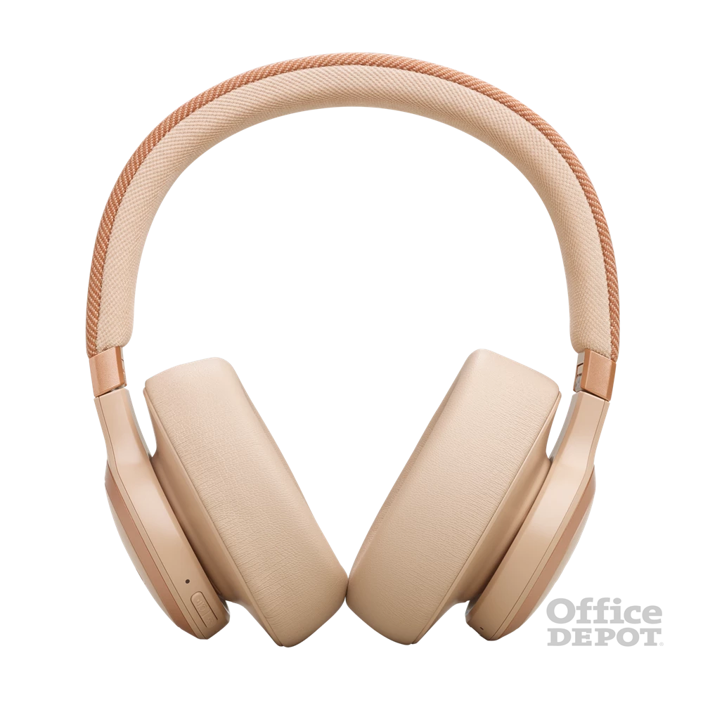 JBL Live 770 NC Bluetooth homok zajszűrős fejhallgató