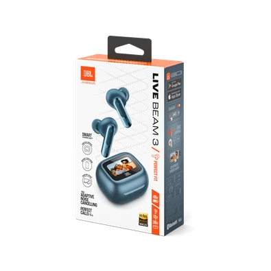 JBL Live Beam 3 True Wireless Bluetooth zajszűrős kék fülhallgató JBL Live Beam 3 True Wireless Bluetooth zajszűrős kék fülhallgató