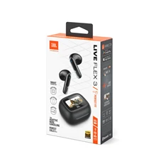 JBL Live Flex 3 True Wireless Bluetooth zajszűrős fekete fülhallgató JBL Live Flex 3 True Wireless Bluetooth zajszűrős fekete fülhallgató