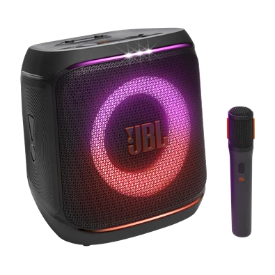 JBL Partybox Encore 2 fekete Bluetooth hangszóró vezeték nélküli mikrofonnal JBL Partybox Encore 2 fekete Bluetooth hangszóró vezeték nélküli mikrofonnal