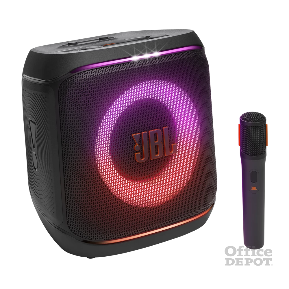 JBL Partybox Encore 2 fekete Bluetooth hangszóró vezeték nélküli mikrofonnal
