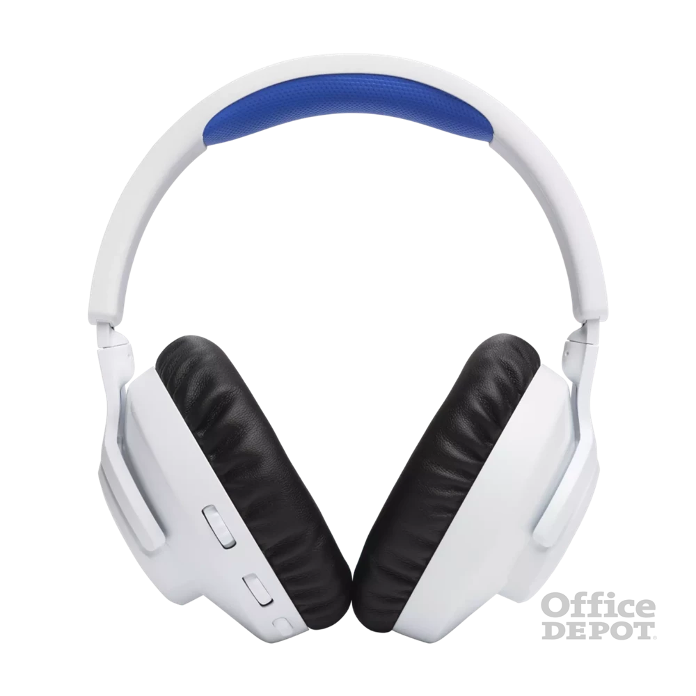 JBL Quantum 360 vezeték nélküli fehér/kék gamer headset